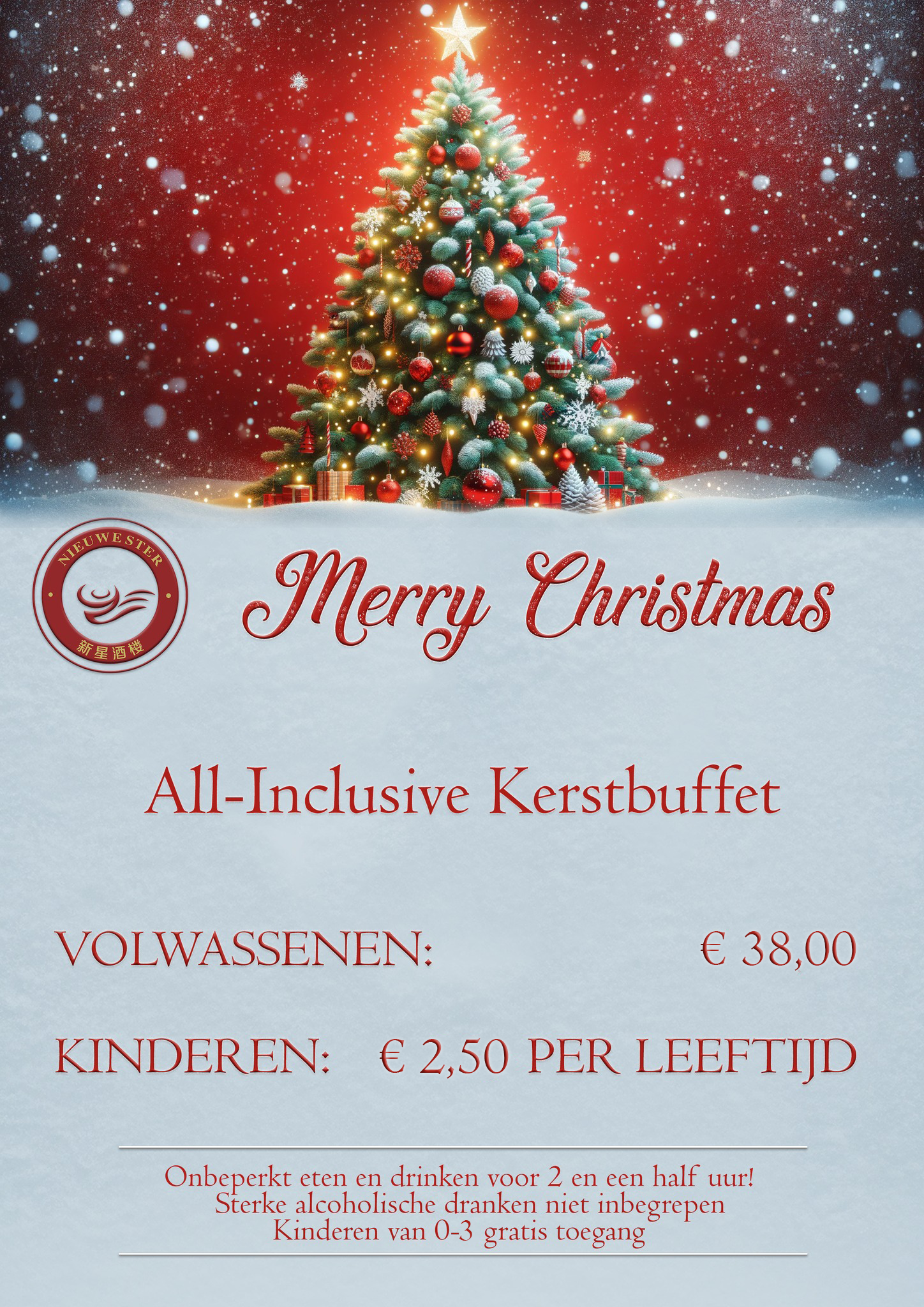 Kerstbuffet Flyer